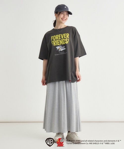 Right-on（ライトオン） tシャツ 半袖 「トムとジェリー」プリントT