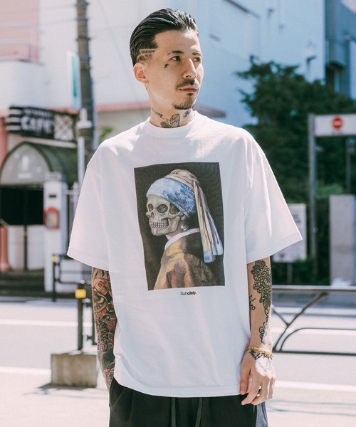 「Subciety」 半袖Tシャツ X-LARGE ホワイト メンズ_画像5