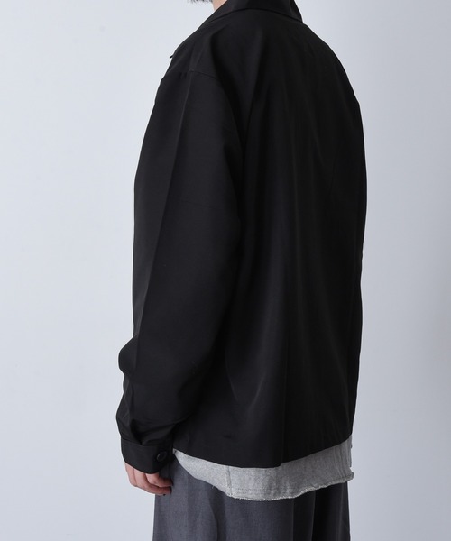 「CALIFORNIA OUTFITTERS」 長袖シャツ M-L ブラック メンズ_画像4