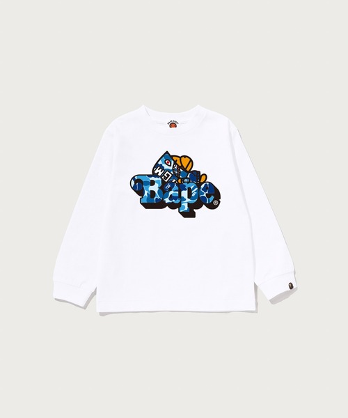 A BATHING APE（アベイシングエイプ） tシャツ ABC CAMO SHARK MILO ON