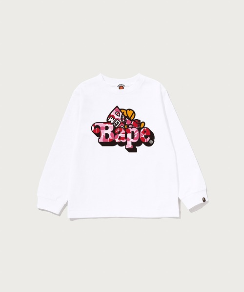 A BATHING APE（アベイシングエイプ） tシャツ ABC CAMO SHARK MILO ON