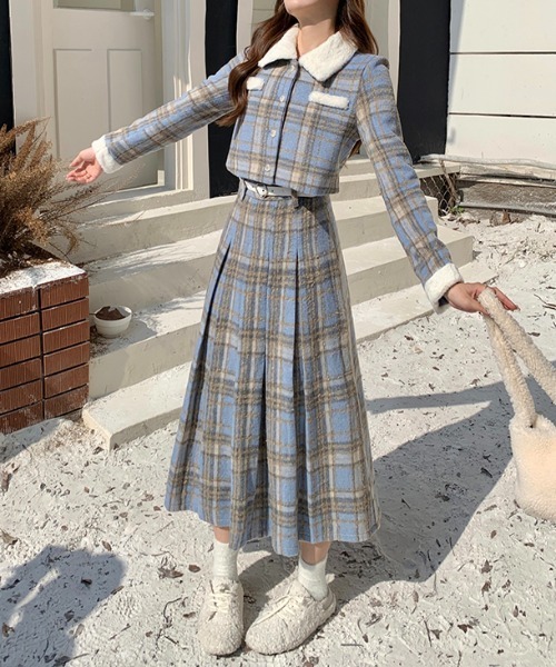 「gossip!ロサンゼルス」 セットアップ L ブルー レディース_画像2