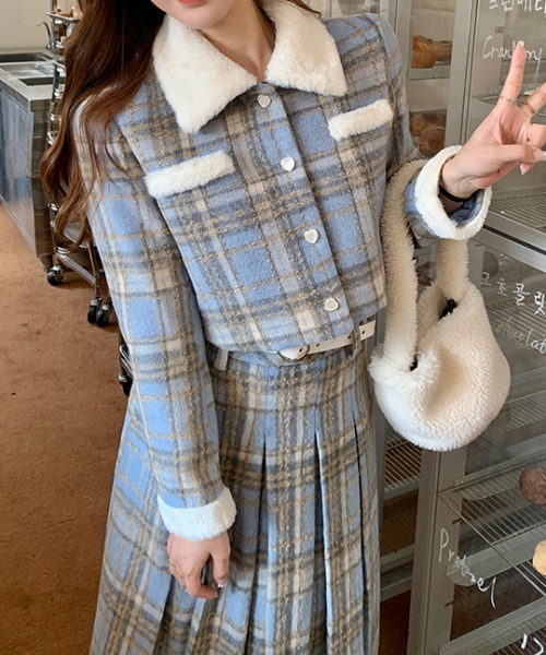 「gossip!ロサンゼルス」 セットアップ L ブルー レディース_画像3