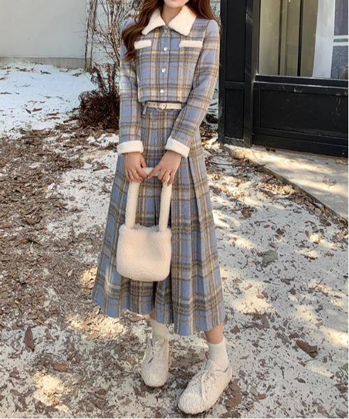 「gossip!ロサンゼルス」 セットアップ L ブルー レディース_画像4