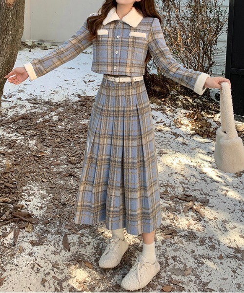 「gossip!ロサンゼルス」 セットアップ L ブルー レディース_画像8