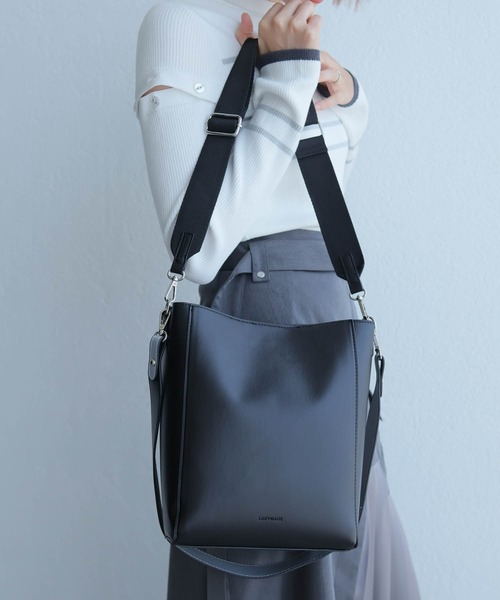 「LADYMADE」 2WAYバッグ FREE ブラック レディース_画像8