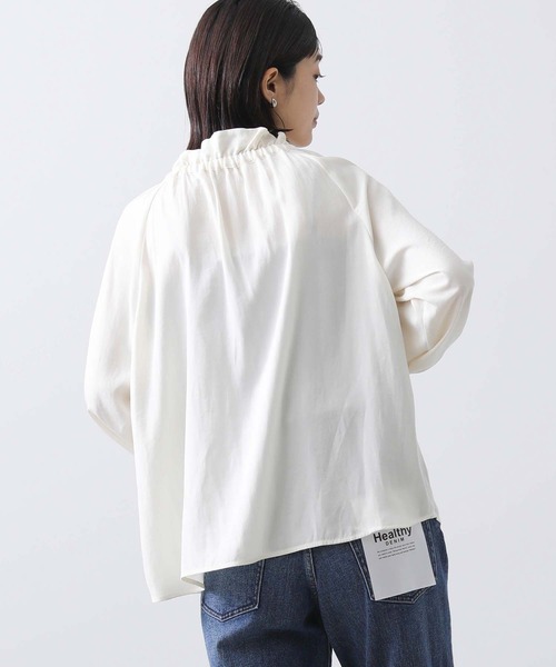 「Gready Brilliant」 「AuieF」長袖ブラウス 38 ブルー レディース_画像8