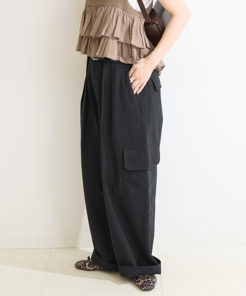 「B.C STOCK」 カーゴパンツ SMALL キャメル レディース_画像7