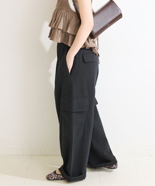 「B.C STOCK」 カーゴパンツ SMALL キャメル レディース_画像8