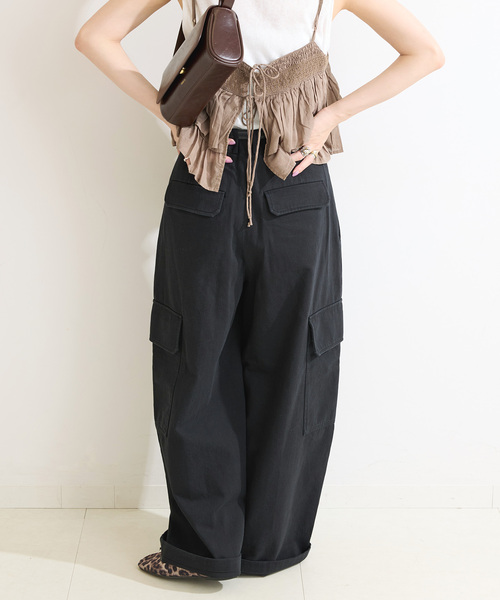 「B.C STOCK」 カーゴパンツ SMALL キャメル レディース_画像9