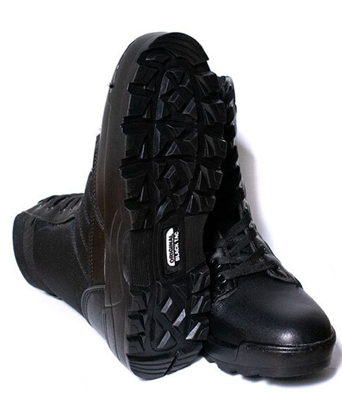 8（eight） ブーツ サイドZIP付きコンバットブーツ メンズ