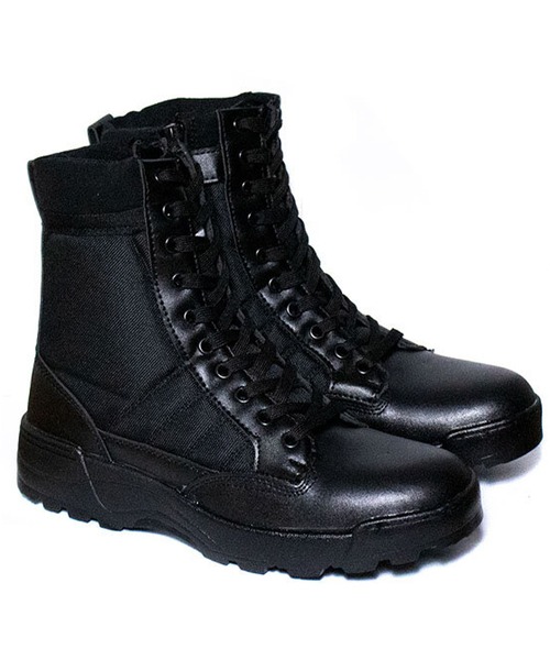 8（eight） ブーツ サイドZIP付きコンバットブーツ メンズ