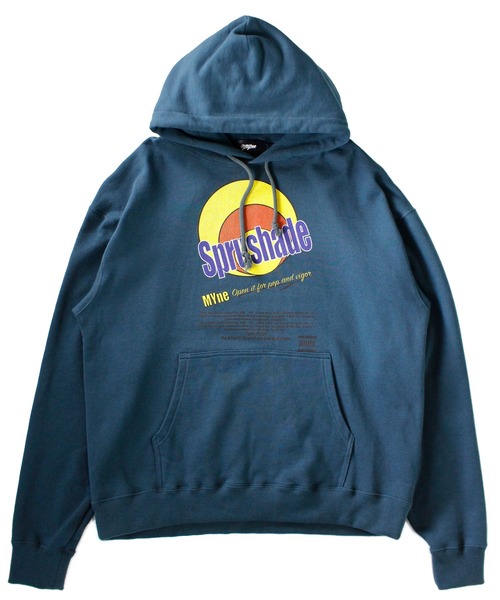 MYne パーカー マイン / Sprushade hoodie プリントスウェットビッグ