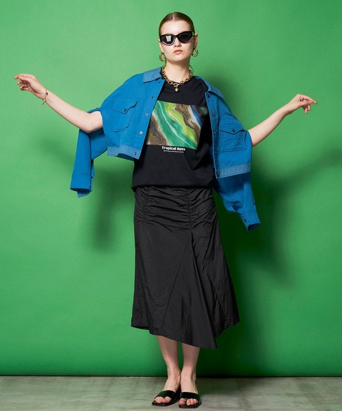 MAISON SPECIAL tシャツ Tシャツ 【ideas and PAINTING/アイデア