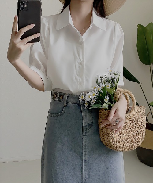 MAISON DE THERESE（メゾン ド テレーズ） ブラウス シャツ ストライプ