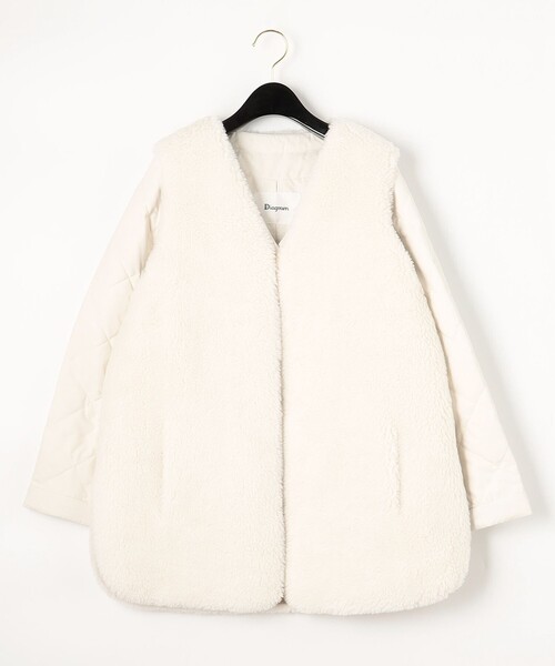 GRACE CONTINENTAL ベストレイヤードジャケット trim_ofgrc_item9faf9348395311e