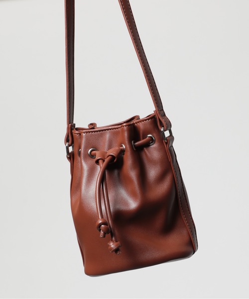 美品　les petits joueurs ショルダーバック　巾着型　ハンド 楽天市場】[NICE SELECTION] ミニショルダーバッグ 巾着型