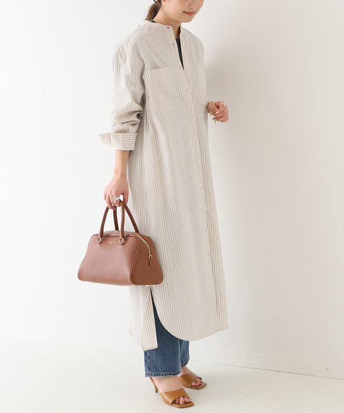 SLOBE IENA（スローブイエナ） ワンピース マルチストライプシャツ
