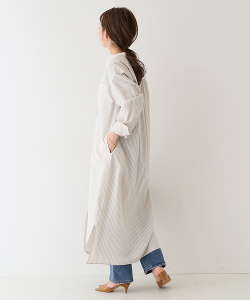 SLOBE IENA（スローブイエナ） ワンピース マルチストライプシャツ