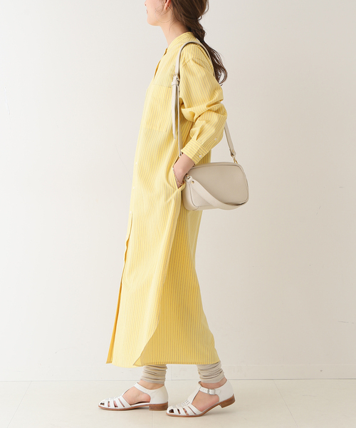 SLOBE IENA（スローブイエナ） ワンピース マルチストライプシャツ