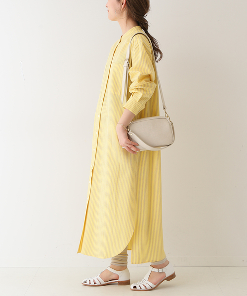 SLOBE IENA（スローブイエナ） ワンピース マルチストライプシャツ