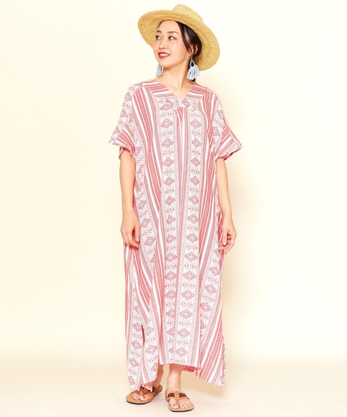 ワンピース チャイハネ 南インド織りストラナカフタンワンピース Zozotown Paypayモール店 通販 Paypayモール