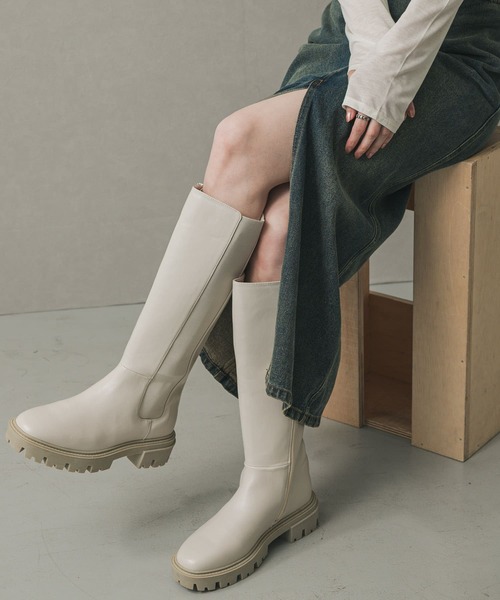 SENSE OF PLACE by URBAN RESEARCH ブーツ トラックソールサイドゴア SENSE OF PLACE by URBAN RESEARCH ブーツ トラックソールサイドゴア