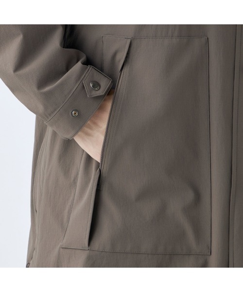 SUIT SELECT ステンカラーコート コート 3WAYパッカブルスタンドカラー