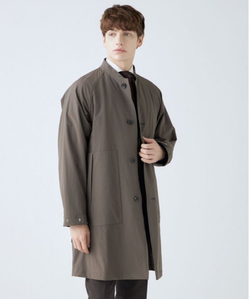 SUIT SELECT ステンカラーコート コート 3WAYパッカブルスタンドカラー