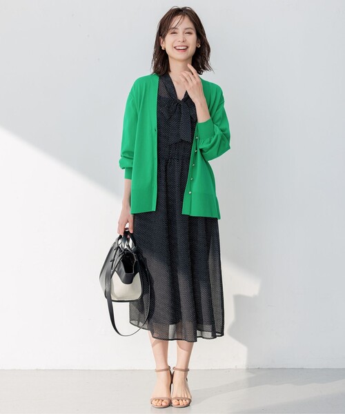 組曲（KUMIKYOKU） カーディガン 「ビジューボタン・アンサンブル対応