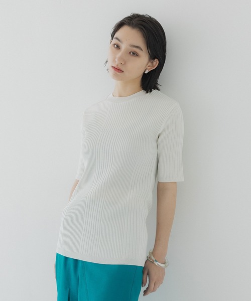 UNITED TOKYO リブ編みクロップドトップス UNITED TOKYO リブ編みクロップドトップス