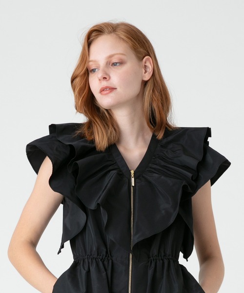 LOULOU WILLOUGHBY ワンピース 「LOULOU WILLOUGHBY」メモリータフタ 