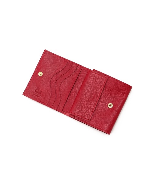 二つ折り財布 財布 IL BISONTE / ORIGINAL LEATHER / ウォレット レディース メンズの画像