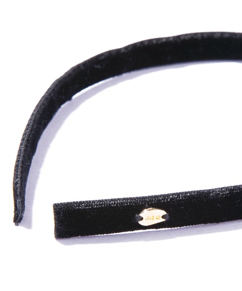 IRIS47 ヘアバンド 「IRIS 47」velvet headband HB73 : ZOZOTOWN