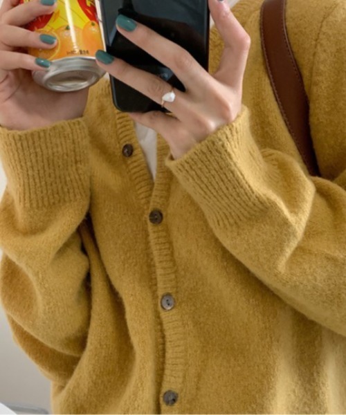 ニット セーター ベーシック クルーネック カーディガン 25SS（手洗い可能） レディース BEAMS HEART（ビームス ハート）ベーシック クルーネック