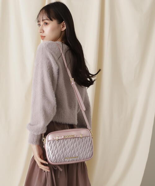 ショルダーバッグ・ポシェット [JILLSTUART] [SOPHIE] SOFT LOGO POINT SHOULDER BAG 23SS JILLSTUART] [SOPHIE] SOFT LOGO POINT SHOULDER BAG 23SS
