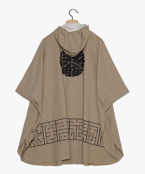 ■【STOFストフ】 Reflax(R) Happi Poncho Hoodie (SF24SS-14)(2色） □【STOFストフ】 Reflax(R) Happi Poncho Hoodie (SF24SS-14)(2