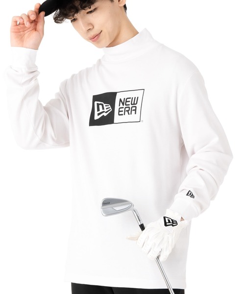 在庫処分】LOGO BOX GOLF ONSPOTZ別注 半袖T モックネック ゴルフ