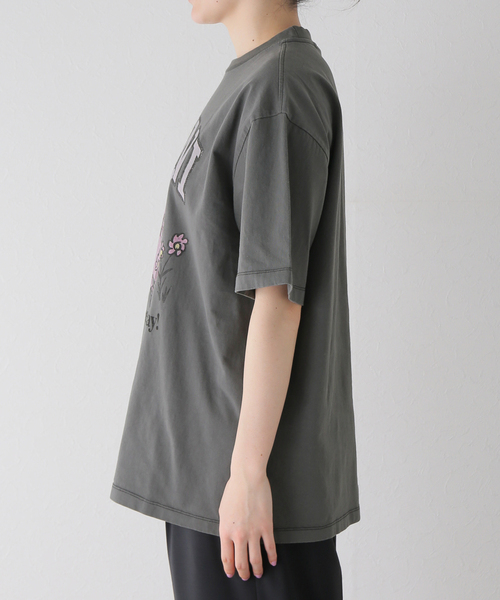 新品未使用　GANNI ガニー　スウェットシャツ ダークグレー GANNI ガニー スウェットシャツ ISOLI OVERSIZED SWEATSHIRT