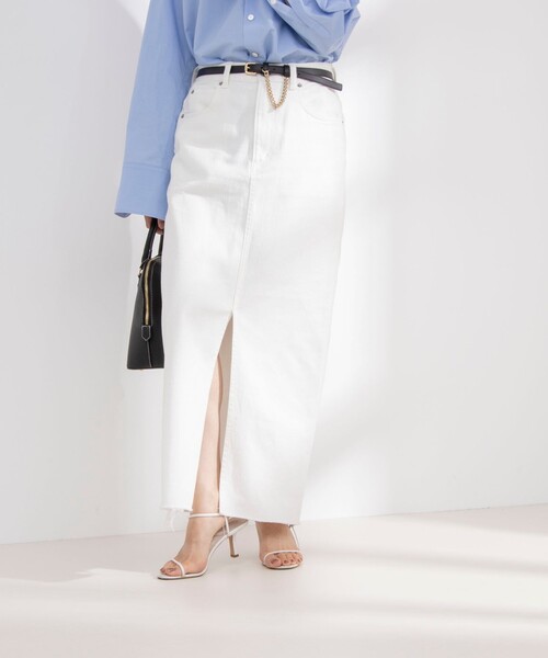 Rie Miller（リエミラー） スカート デニム スリットロングデニム