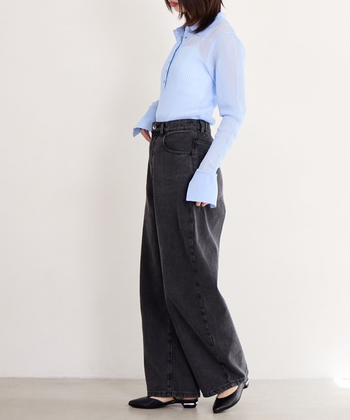 パンプス 「Made in Japan」「撥水」ローヒールバックストラップパンプス/641212_14