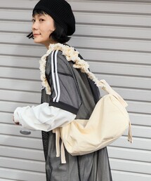 ギャザー ワンショルダー リボン付きバッグFREAK'S STO FREAK'S STORE/ギャザー ワンショルダー リボン付きバッグ