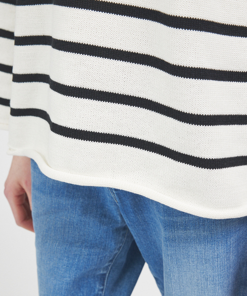 ニット セーター 「TRICOTS JEAN MARC」ボートネック ボーダーニットプルオーバー レディース TRICOTS JEAN MARC ニット セーター 「TRICOTS MARC」ボート