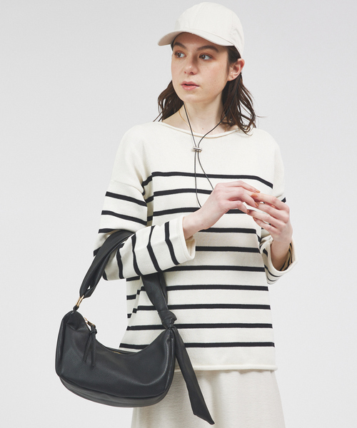 ニット セーター 「TRICOTS JEAN MARC」ボートネック ボーダーニットプルオーバー レディース TRICOTS JEAN MARC ニット セーター 「TRICOTS MARC」ボート