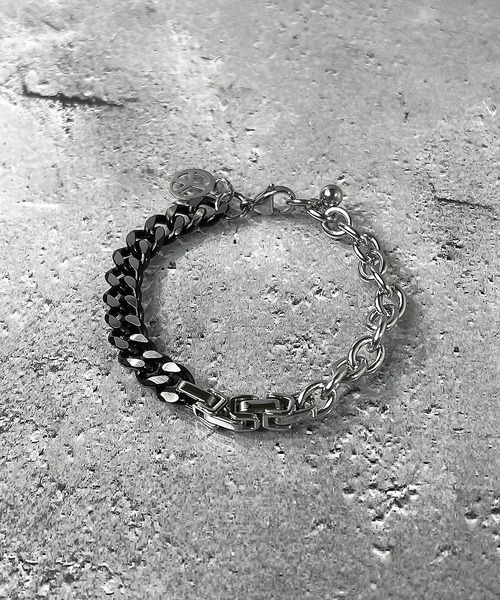 ブレスレット SBG コンビネーションチェーンブレスレット メンズ  