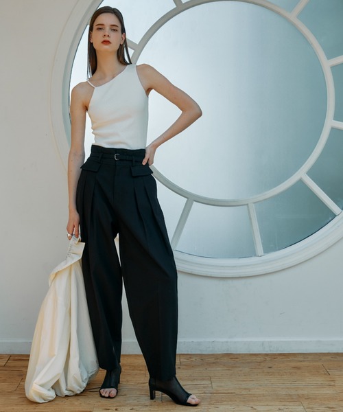 すぐ届く【JILL by JILL STUART】可愛い ハイウエスト パンツ JILL by STUART パンツ 2WAYハイウエストワイドパンツ