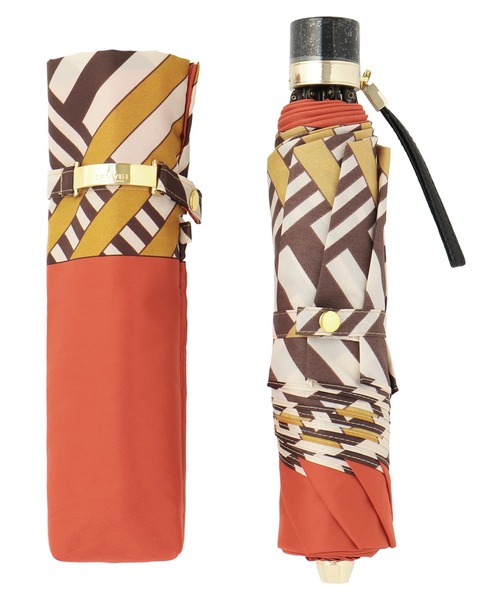 LANVIN COLLECTION 花柄折りたたみ傘 雨傘】ランバン オン ブルー (LANVIN en Bleu) 花柄 プリント