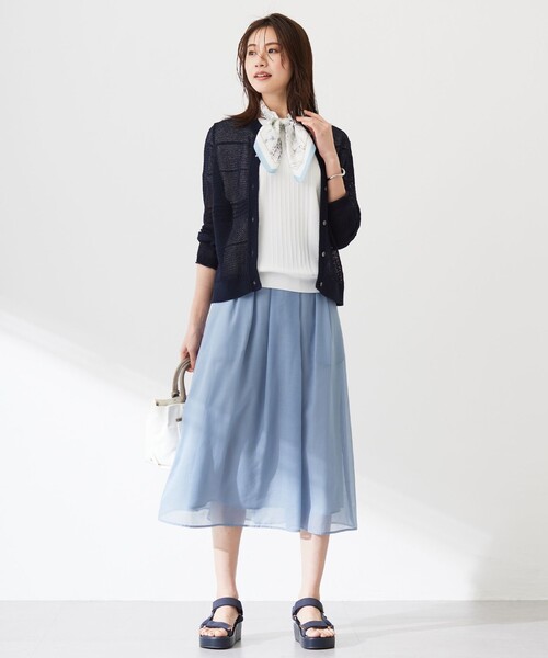 カーディガン PATTERN MESH クルーネック カーディガン レディース カーディガン PATTERN MESH クルーネック レディース : ZOZOTOWN