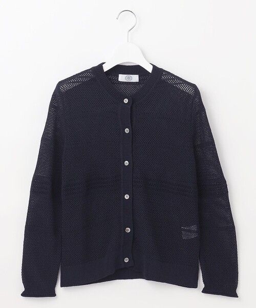 カーディガン PATTERN MESH クルーネック カーディガン レディース カーディガン PATTERN MESH クルーネック レディース : ZOZOTOWN