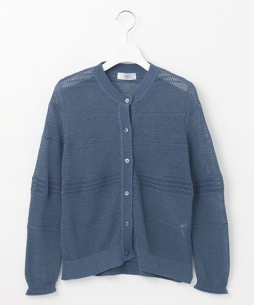 カーディガン PATTERN MESH クルーネック カーディガン レディース カーディガン PATTERN MESH クルーネック レディース : ZOZOTOWN